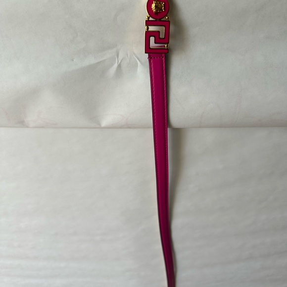 Versace Glossy Pink Leather Accessory - Picture 8 of 13